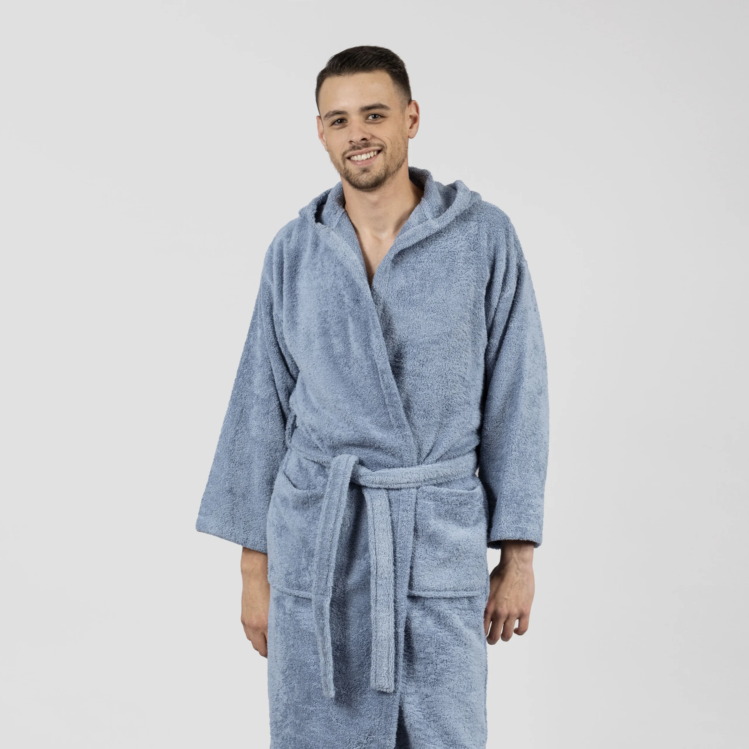 Albornoz capucha 450gr Unisex - Imagen 8