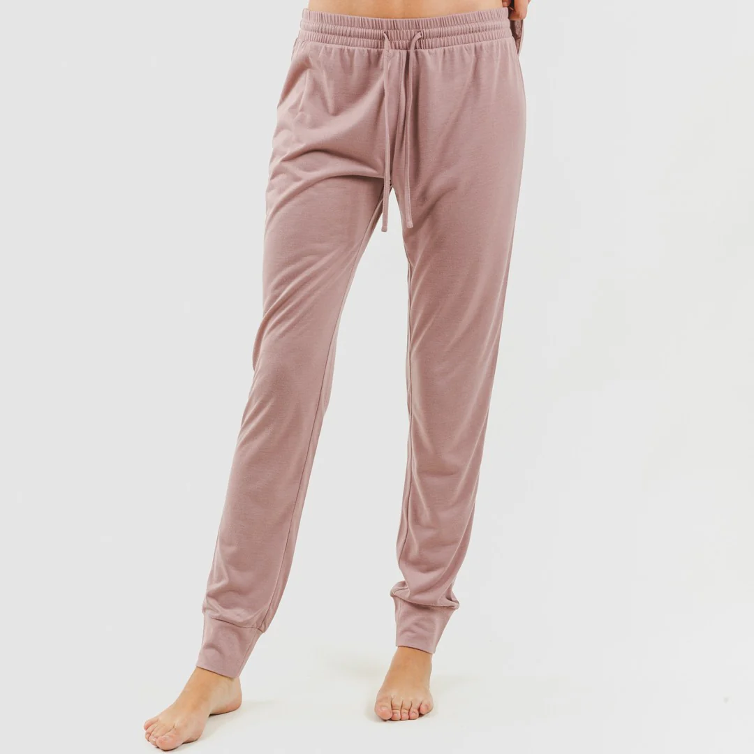 Conjunto deportivo chaqueta cremallera mujer malva - Imagen 5