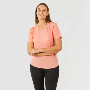 Conjunto deportivo leggings largo mujer naranja/negro