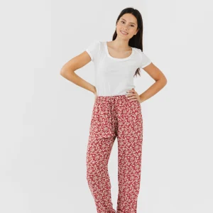 Pantalón viscosa Reina Marsala