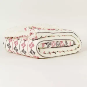 Manta sherpa Casimira malva