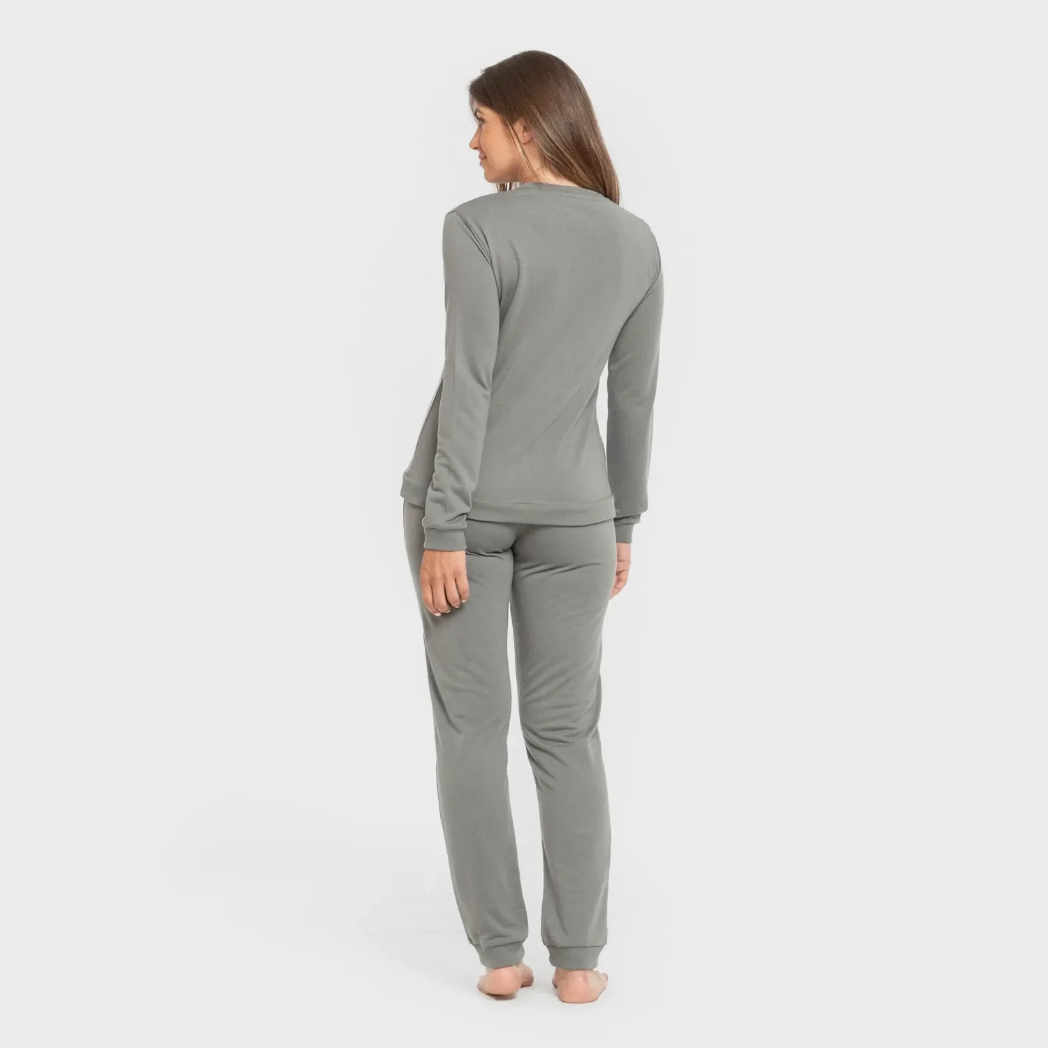 Pantalón largo basico deportivo mujer - Imagen 4