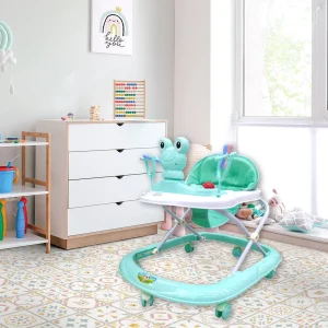 Andadera Plástica Ajustable Para Bebe Con Música y Juguete
