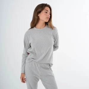 Pijama canale Raya Ancha lisa mujer