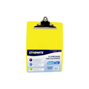 Tabla De Apuntes Plástica A4-Carta