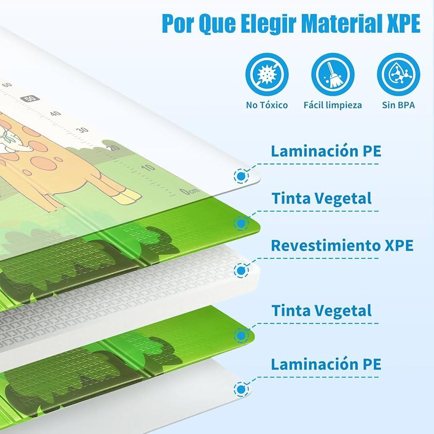 Alfombra antigolpes para bebé reversible - Imagen 8